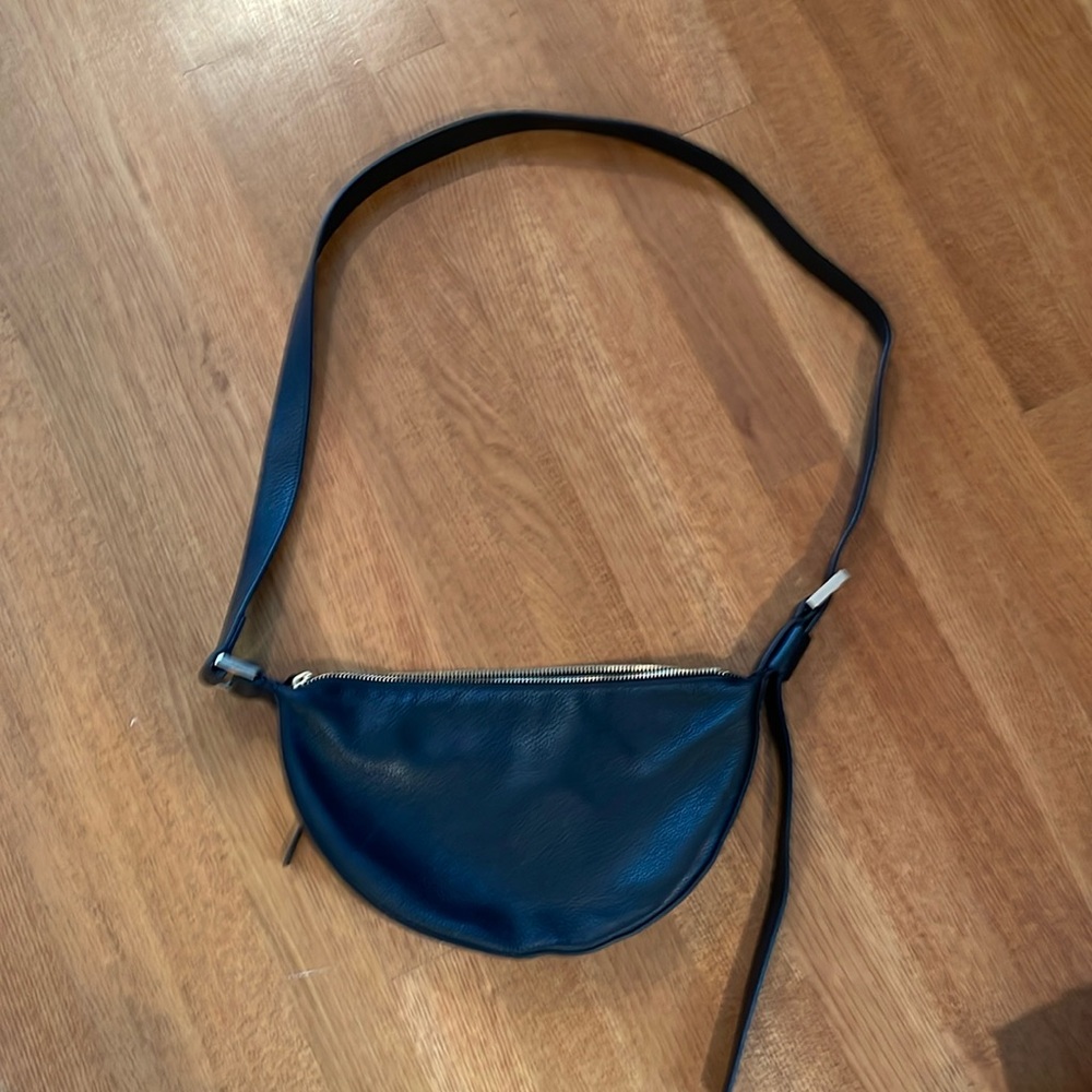 AllSaints crossbody half moon bag